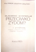 Dlaczego występuję przeciwko Żydom?, 1923 r.