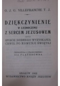 Dziękczynienie w zjednoczeniu z Sercem Jezusowym, 1933 r.