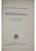 Niespodzianka, 1929 r.