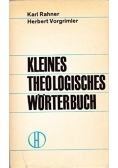 Kleines theologisches wörterbuch