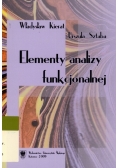 Elementy analizy funkcjonalnej