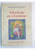 Titulus ecclesiae. Ikonografia