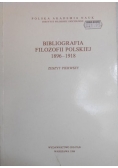 Bibliografia filozofii polskiej 1896-1918