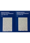 Korespondencja Edmunda Bojanowskiego z lat 1829-1871 ,Tom I,II