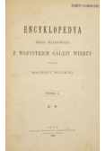 Encyklopedya. Zbiór wiadomości z wszystkich gałęzi wiedzy, tom I, 1898 r.