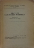 Statuty Kazimierza Wielkiego, 1947 r.