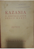 Kazania o niepokalanym sercu Maryi, 1946 r.