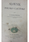 Słownik polsko-łaciński, 1866 r.