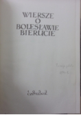 Wiersze o Bolesławie Bierucie