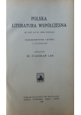 Polska literatura współczesna 1924 r