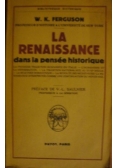 La Renaissance dans la pensée historique