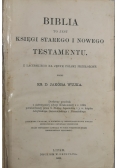 Biblia to jest księgi Starego i Nowego Testamentu, 1898 r.