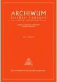 Archiwum Historii Filozofii i myśli społecznej, vol 59