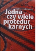 Jedna czy wiele procedur karnych