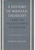 A History of Russian Thought