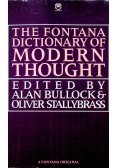 The fontana dictionary of modern thought