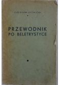 Przewodnik po beletrystyce, 1935r.
