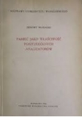 Pamięć jako właściwość poszczególnych Analizatorów