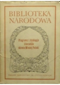 Programy i dyskusje literackie okresu Młodej Polski