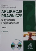 Aplikacje prawnicze w pytaniach i odp. T.1 w.4