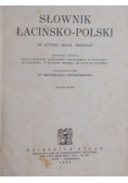 Słownik Łacińsko - Polski , 1925 r.