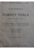 Powrót posła, 1927 r.