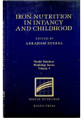 Iron nutrition in infancy and childhood