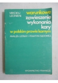 Warunkowe zawieszenie wykonania kary w polskim prawie karnym