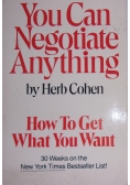 You Can Negotiate Anything