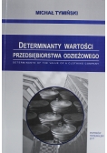 Determinanty wartości przedsiębiorstwa odzieżowego