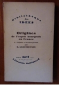Origines de l'esprit bourgeois en France