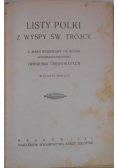 Listy Polki z Wyspy Św. Trójcy, 1927 r.
