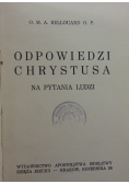 Odpowiedzi Chrystusa na pytania ludzi, 1938 r.