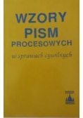 Wzory pism procesowych w sprawach cywilnych