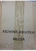 Archiwa Biblioteki i muzea Kościelne Tom 7
