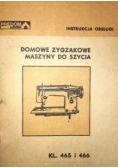 Domowe Zygzakowe Maszyny do szycia KL.465 i 466