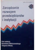 Zarządzanie rozwojem przedsiębiorstw i instytucji