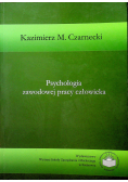 Psychologia zawodowej pracy człowieka