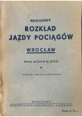 Rejonowy rozkład jazdy pociągów Wrocław