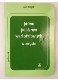 Prawo papierów wartościowych w zarysie