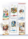 Karnet DL BN z opłatkiem, religia (10szt.) MIX