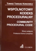 Wspólnotowy kodeks proceduralny Community Procedural Code Nowy