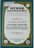 Finanse spółek długoterminowe decyzje