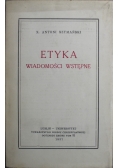 Etyka wiadomości wstępne 1937 r