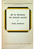 De la division du travail social