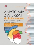 Anatomia zwierząt do kolorowania.