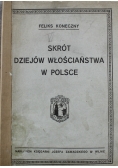 Skrót dziejów włościaństwa w Polsce 1921 r.