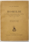 Homilie na listy pasterskie św. Pawła i na list do Filemona, 1949 r.