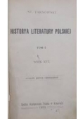 Historya Literatury Polskiej tom I, 1903 r.