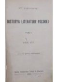 Historya Literatury Polskiej tom I, 1903 r.